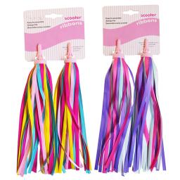 Bicicleta colorida guiador fita com borla para crianças, decoração bicicleta, ciclismo acessórios, 2pcs - Image 1