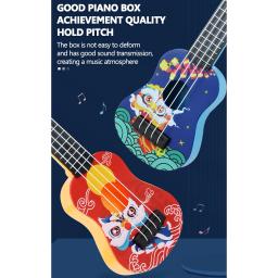 Ukulele soprano 4 cordas para iniciantes e crianças, aprendendo violão, instrumentos musicais - Image 2