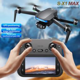 S-X1 GPS Drone 4K Câmera HD Profissional 3 Eixos Gimbal 5G Relé de transmissão de imagem Controle de Tela FPV Brushless RC Dron Boy Toys - Image 1
