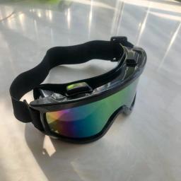 3 pçs capacete fora de estrada óculos de vento máscara de esqui motocicleta equitação luvas de casca dura óculos máscara luvas conjunto preto equipamentos de proteção - Image 6