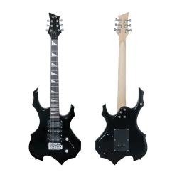Irin guitarra elétrica 24 trastes 6 cordas corpo de bordo guitarra elétrica com saco alto-falante peças de guitarra necessárias acessórios - Image 4