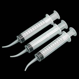 Seringa de plástico para alimentação Pigeon Medicine, Cotovelo e alimentação das aves, Amamentação, Seringa sem agulha, 12ml - Image 1