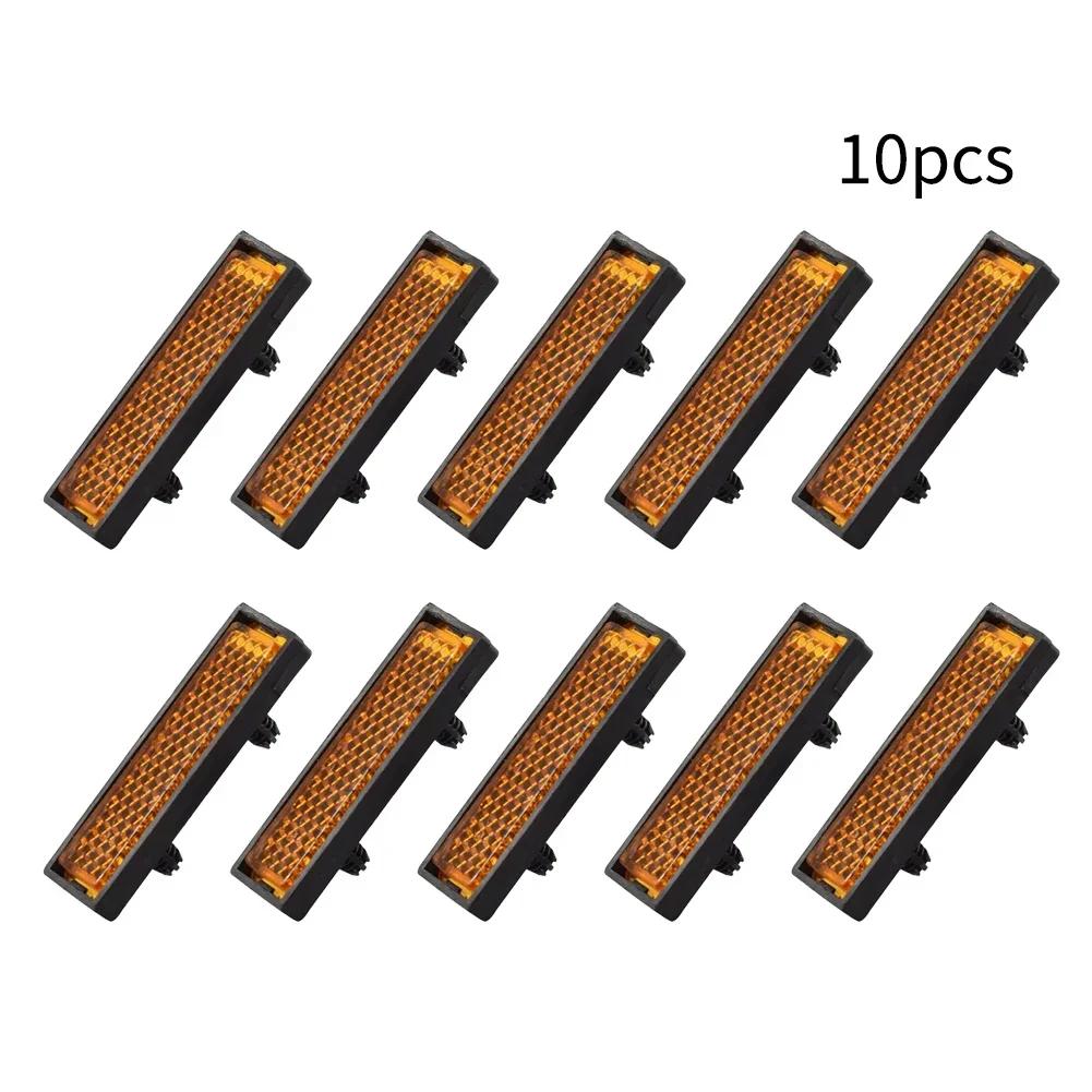 Bicicleta Pedal Refletor, Pressione na bicicleta, Ciclismo, Noite de Aviso, Luz Refletores, Impermeável, Impermeável, Decoração, 10pcs - Image 1