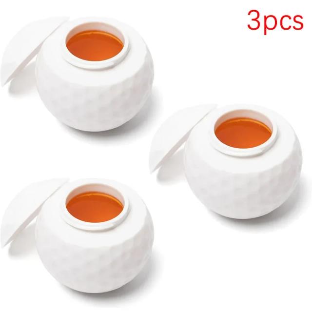 Caneca Bola de Golfe Criativa com Tampa Reutilizável para Bebidas Frias