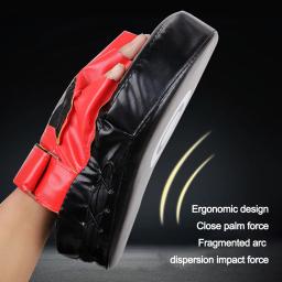 Alvo de mão curvo para boxe, resistente ao desgaste, alvo de mão de 5 dedos, respirável, luta, almofada de chute, equipamento de treinamento esportivo - Image 2
