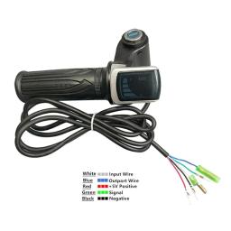 36V 48V 60V Bicicleta Elétrica Controle de Velocidade do Acelerador Acelerador Com Display LCD Veículo Elétrico Controlador do Acelerador Parte - Image 1
