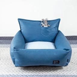 Almofada de couro de luxo para cães pequenos e médios, cama indoor pet, ninho de animais, casa suprimentos, buldogue francês, yorkshire, cachorro, casa, sofá - Image 3