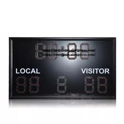Personalizado placar eletrônico esportes, LED jogo, operação sem fio, multi-função, pontuação basquetebol, futebol - Image 4