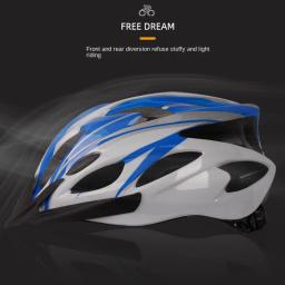 Capacete de ciclismo leve com forro de conforto para homens e mulheres, ajustável, proteção de cabeça, segurança de equitação, bicicleta, MTB, oco, novo - Image 2