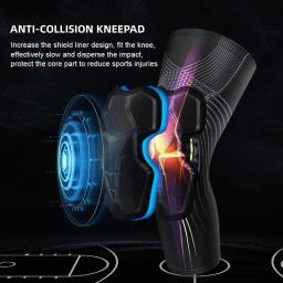 Leve Anti-Colisão Esporte Joelheira, Joelheira Respirável, Protetor De Apoio Do Joelho, Voleibol, Basquete, Segurança Esportiva, 1Pc - Image 2