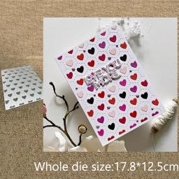 Novo design artesanato estêncil de metal molde de corte dia dos namorados coleção scrapbook corte álbum cartão de papel artesanato gravação - Image 4