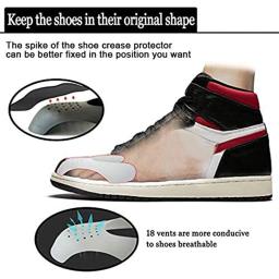 5Pairs Anti Vinco Shoes Protetor para Ténis Dobrando Crack Toe Cap Vincos Protetores Antirrugas Suporte Sneaker Acessórios - Image 2