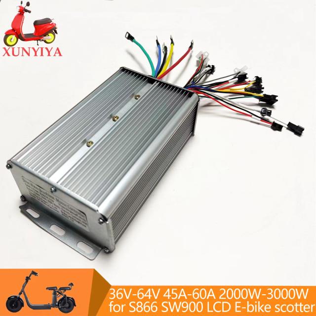Controlador de Onda Senoidal Tri-Mode 3000W 60A para Bicicletas e Scooters Elétricas