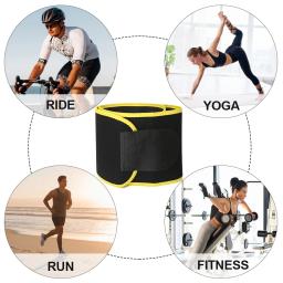 Cinto de ginástica fitness para mulheres homens sauna barriga emagrecimento espartilho suor cintura trainer ajustável corpo shaper reduzindo moldar cintas - Image 4