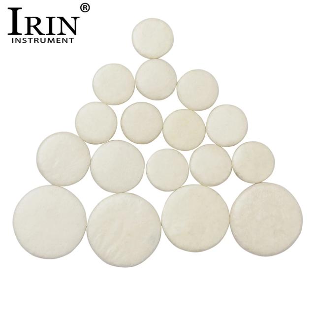 Conjunto Irin de 17 Almofadas de Cortiça e Couro para Clarinete - Substituição Durável de Acessórios para Instrumentos de Sopro