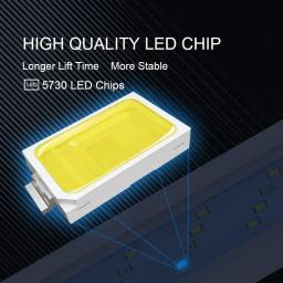 18 ~ 70cm ultra fino suporte de tanque de peixes luz aquário iluminação led para clipe extensível lâmpada 220v aquário luzes suprimentos - Image 4