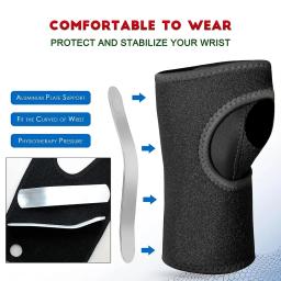Pulso cinta tala, artrite banda cinto, túnel do carpo, prevenção de entorse, protetor profissional, 1pc - Image 4
