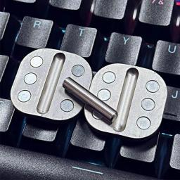 Gangorra Fidget Clicker para Adultos, Ansiedade e Stress Relief Brinquedos, Autismo ADHD, Sensorial Metal EDC Gadgets - Image 3