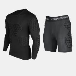 Novo esporte de segurança proteção eva engrossar camisas de goleiro de futebol rugby basquete camisas de futebol camiseta cotovelo protetor de peito - Image 4