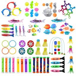 Brinquedos de piscina para crianças, esportes aquáticos, anéis de natação, portas de mergulho, polvo, golfinho, jogos ao ar livre, verão - Image 1