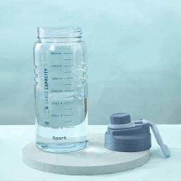 Garrafa de água esportiva com filtro para homens e mulheres, grande capacidade, chaleira para caminhadas, fitness, camping, ao ar livre, 1500ml, 2200ml - Image 5