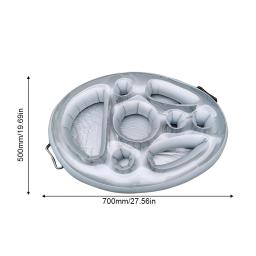 Piscina Inflável Suporte de Bebidas, Piscina, Suporte de Bebidas Cerveja, Multifuncional, PVC, Refresco, Piscinas, Banheira de Hidromassagem - Image 4