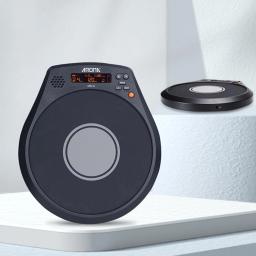 Aroma eletrônico Dumb Drum Pad, Recarregável, Multifunções, Digital 3 em 1, Metrônomo Prática Drum, Detecção de velocidade - Image 5