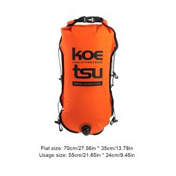 Saco inflável impermeável de flutuador Paddle Board Bag Espaço de armazenamento Saco de armazenamento para natação, caiaque, mergulho, 30L - Image 6