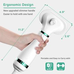 Portátil Pet cabelo secador com escova Slicker, cão ventilador, um botão de depilação, peludo secagem, 3 configurações de calor, limpeza - Image 6