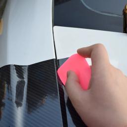 Mini Pink Rodo Vinyl Wrap Tools, Polygon Edge Plug Corner Trimming, Raspador de janela do carro, Ferramenta de filme automotivo, A57, 5pcs - Image 4