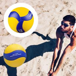 Vôlei de Praia Profissional para Crianças e Adultos, Treinamento De Competição, PU Tamanho 5, V300W, MVA300, Novo - Image 4