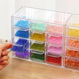Mini Gaveta Organizador para Mesa, Organizando para Arte Artesanato, Escritório, Casa, Quarto - Image 2