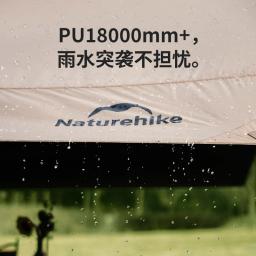 Naturehike-Outdoor Camping Canopy borracha preta, pára-sol portátil, Sky Lite, Novo, 24 - Image 3