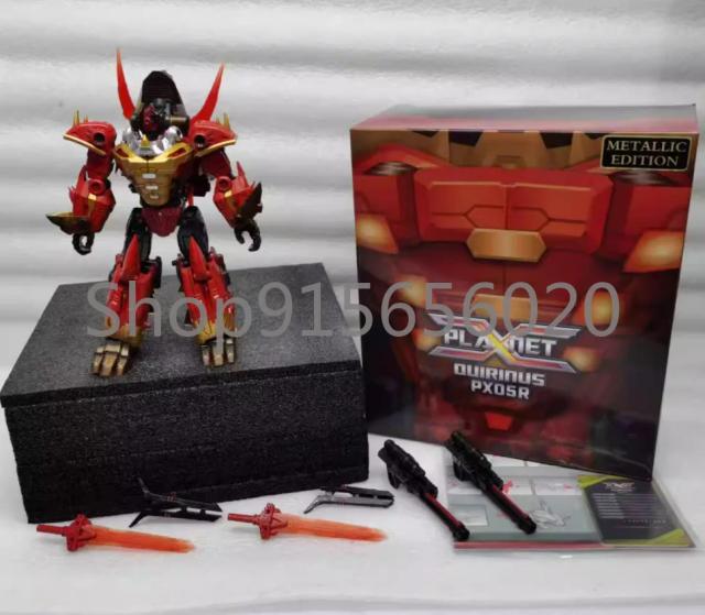 Planet X PX-05R Quirinus Slag Dinobot Versão Cor Vermelha