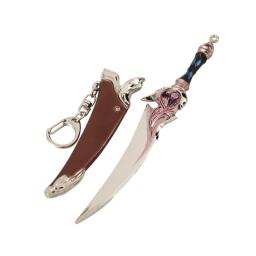 Arma do jogo Tangmen Huo Yuhao, Adaga do Tigre Branco com Bainha Faca Modelo de Liga de Zinco Artesanato Artesanal Anime Cercando 16cm - Image 6