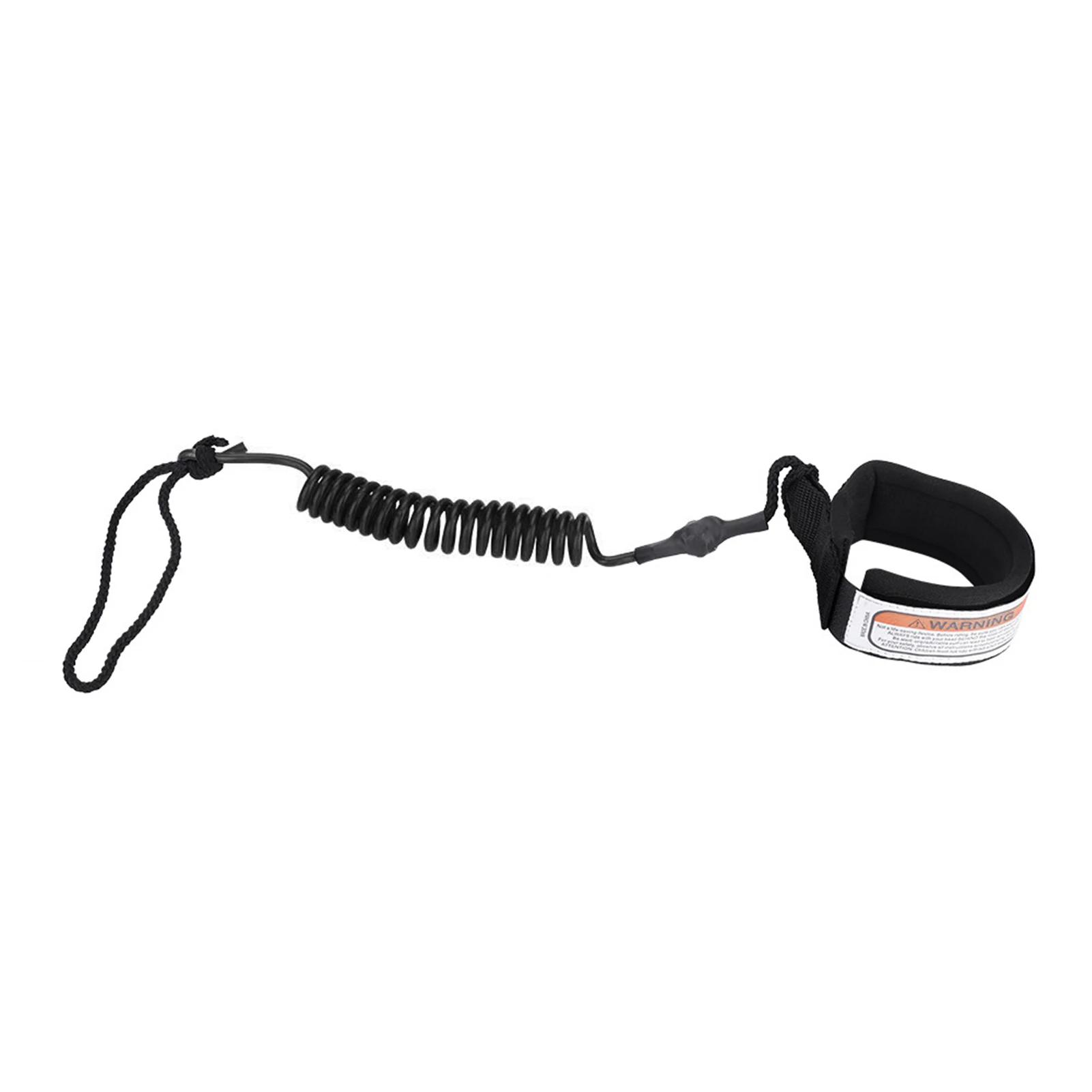 Prancha Coiled Leash Pé, Confortável, Stand Up, Paddle Board, Alça Tornozelo, Lanyard Kayak Leve, 5mm - Image 1