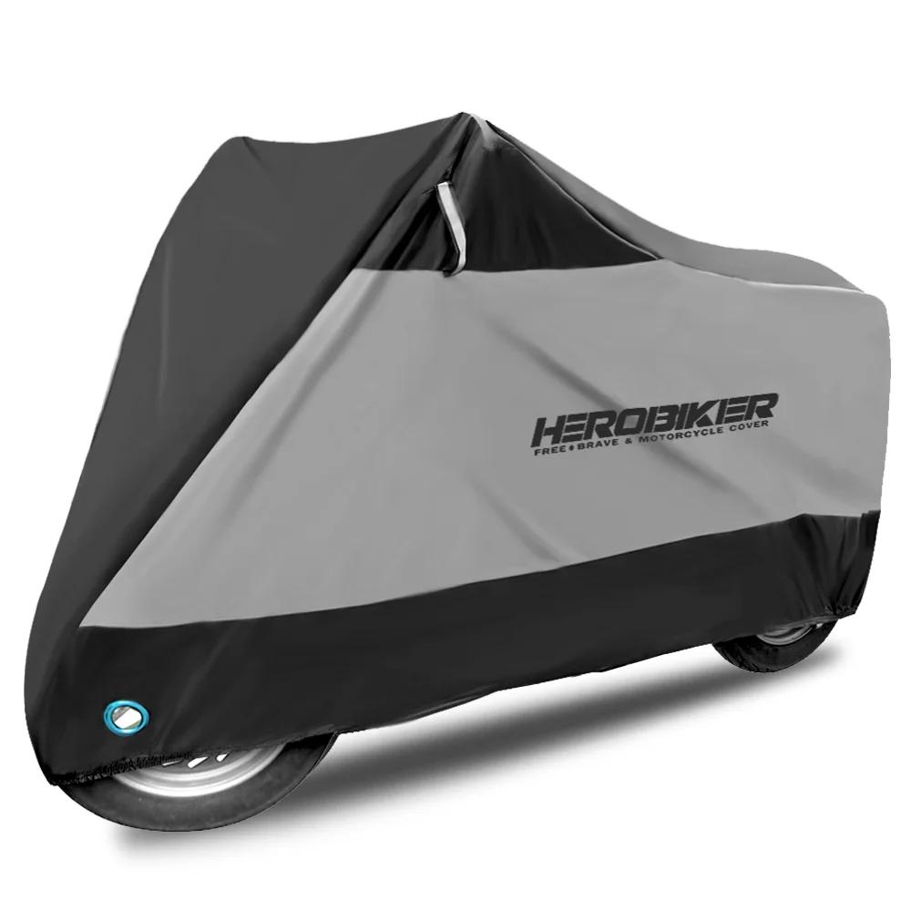 Capa universal para motocicleta, acessórios à prova d'água, protetor solar ao ar livre, chuva para scooter, bicicleta, uv, poeira, capa protetora M-4XL - Image 1