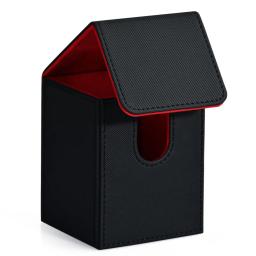 Caixa de baralho de cartas, caixa de armazenamento de cartões contém mais de 100 cartões de manga única, fecho magnético de couro PU para cartões mágicos cartões TCG - Image 3