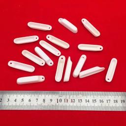 Barco cerâmico de alumínio com um furo 40*10*7, 77*13*8, 88*15*9, 97*17*12mm cadinho de alumínio/navio forma al2o3 corindo cadinho - Image 3