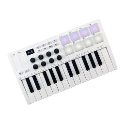 M-VAVE-Mini Teclado Portátil MIDI Control, USB, 25 Teclas, Backlit-Pad, Controlador com 25 Velocity, Teclas Sensíveis, 8 RGB - Image 6