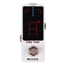 Mooer MTU1 Pedal afinador de guitarra para bebês, pedal para instrumentos elétricos, alta precisão, baixo, true bypass, ajuste de precisão - Image 1