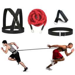 Bungee resistência cabo conjunto de fitness taekwondo hóquei futebol basquete esgrima salto movimento lateral sprint treinamento de velocidade excessiva - Image 2