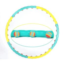 Aros de esportes removíveis para mulheres, Fitness Circle, Equipamentos para exercícios, Gym Workout, Exercício, Rainbow Ball, 6 Seções - Image 2
