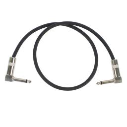 60cm/24 polegada guitarra efeitos pedal cabo liso conector de remendo 6.35mm plug cobre núcleo de superfície do plutônio fio adaptador linha cabeça redonda - Image 5