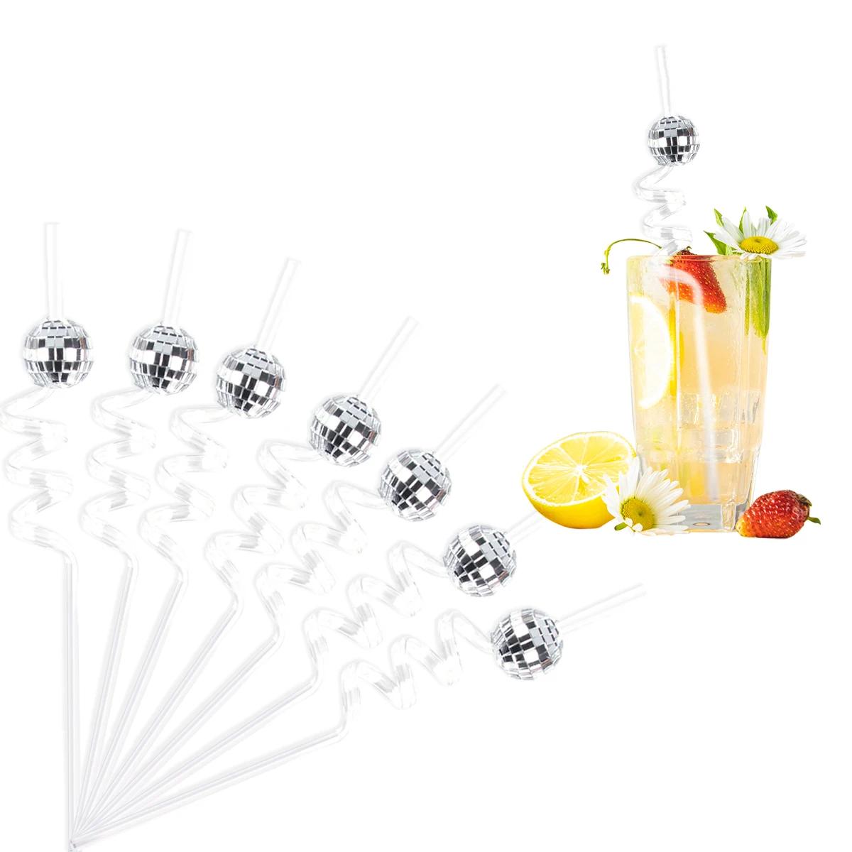 Palha espelhada para decoração de festa, mini chapéu de cowgirl para aniversário, casamento, despedida de solteira, 6pcs - Image 1
