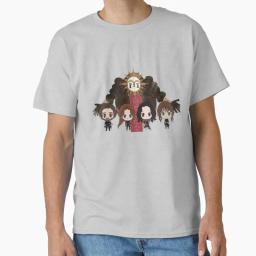 Chibi Lune 2025 Retro Sci Fi RPG Jogo Clair Obscur: Expedição 33 Roupas de presente Camiseta adulta tamanho grande Tops S-6xl - Image 4