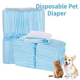 Fraldas descartáveis para cães e gatos, esteira de urina, treinamento do filhote, superfície absorvente de secagem rápida, limpeza desodorante, Pet Shop, 20 PCs, 50 PCs, 100PCs - Image 1