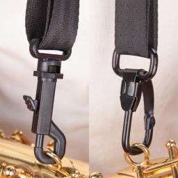 Saxofone ajustável Correia do pescoço com gancho, confortável saxofone, Soprano, Alto, Tenor, Clarinete, 1 Pc - Image 4