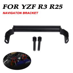 Suporte de telefone inteligente para YAMAHA, suporte de navegação GPS à prova de vento, acessórios para motocicletas, YZF R3, R25, YZFR3, YZFR25, 2019-2023 - Image 1