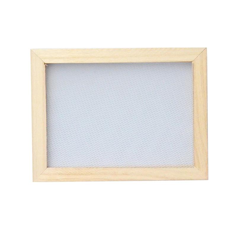 Tela De Moldura De Fabricação De Papel, Fabricação De Papel De Madeira DIY, Molde De Papel Artesanato, Ferramenta De Reciclagem De Papel De Artesanato, Deckle De Madeira, Multi-Tamanho - Image 1